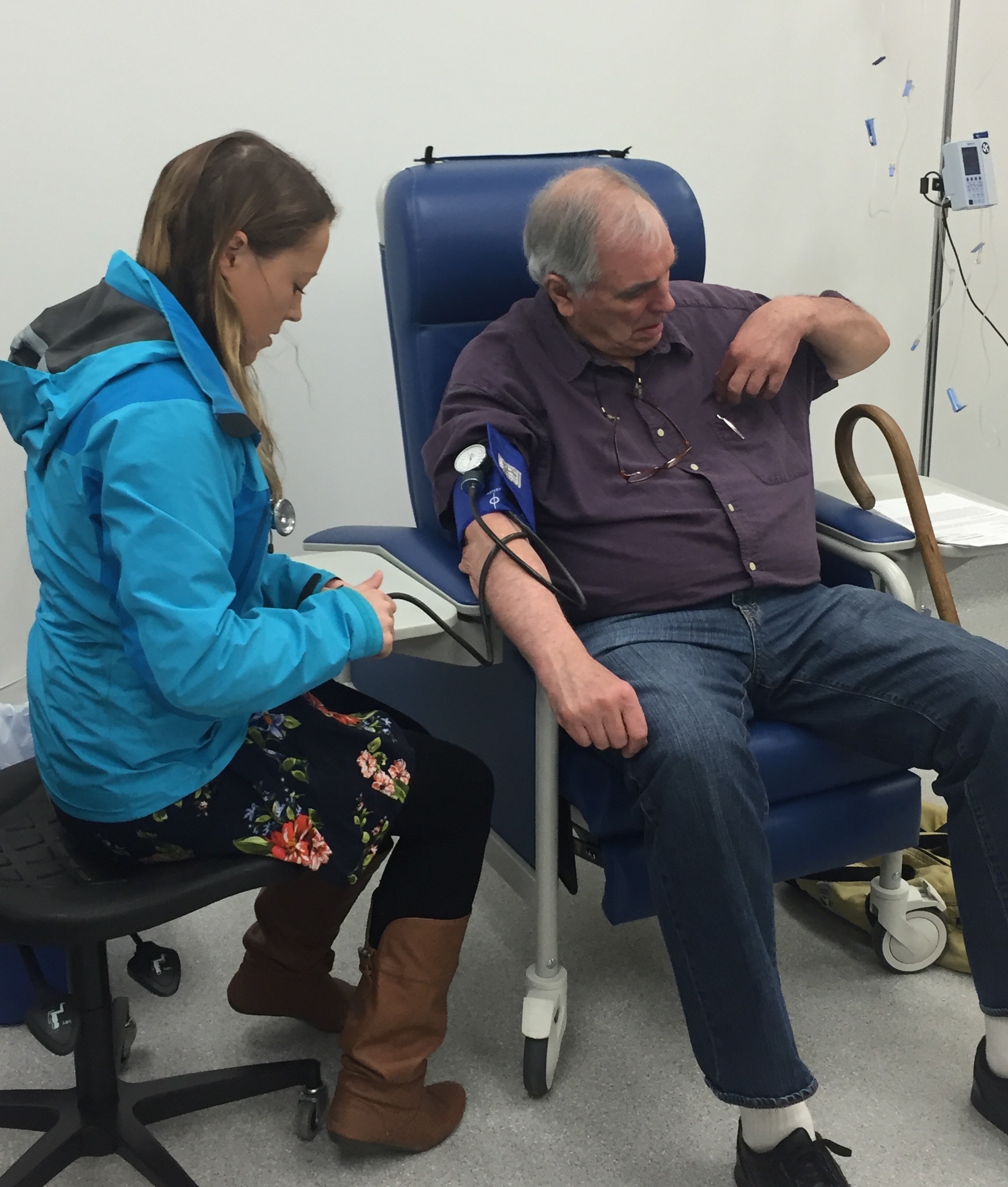 Kristin Scholten, UAF BS graduate in biology, is the Clinical Coordinator for the double blind study.