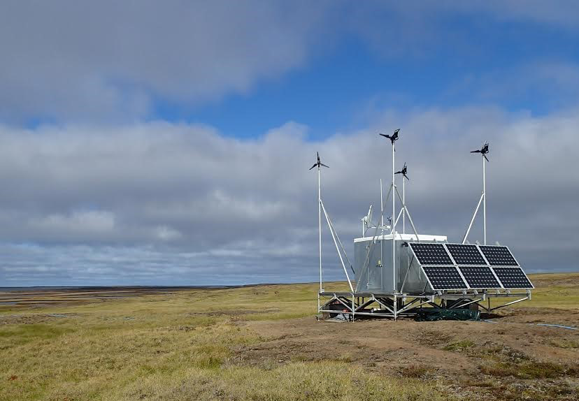 The Remote Power Module co-designed by Seth Danielson.  Photo by Hank Statscewich, UAF.