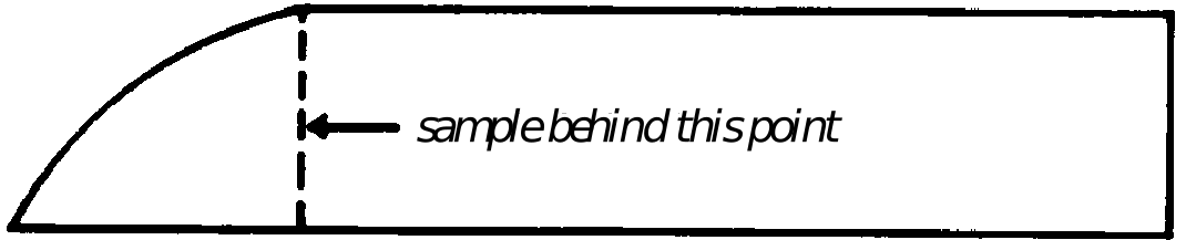 If you collect a sample from the shallow part of the silo, it may contain spoiled material 