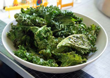 Kale Chips Image of kale chips