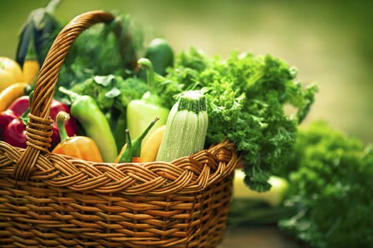 Vegetable basket Basket of vegetables