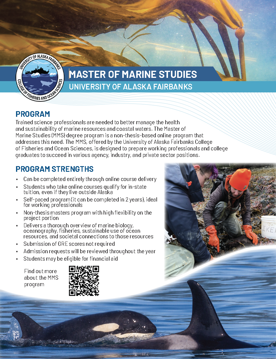 Master of Marine Studies flyer