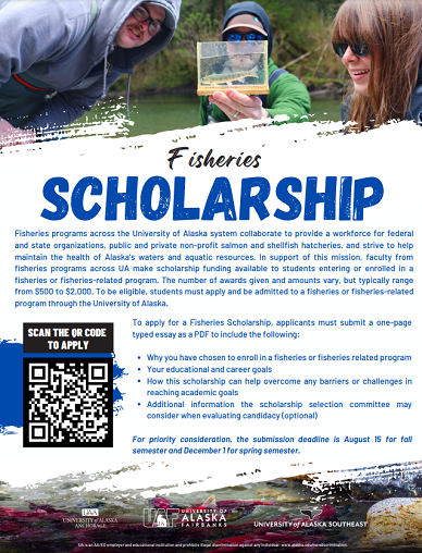 Fisheries scholarship flyer