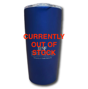 Photo of CFOS coffee tumbler with Out of Stock written on it