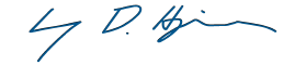 Larry Hinzman's signature