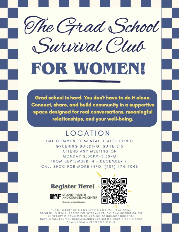 Grad School Survival Club Flyer