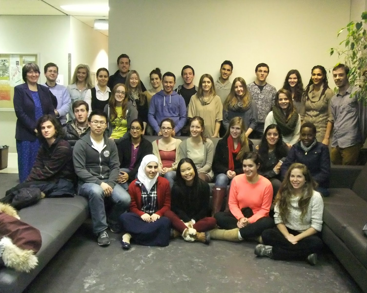 Carol Gray as Fulbright Scholar at Concordia University in Montreal, Canada. Photo courtesy of Gray