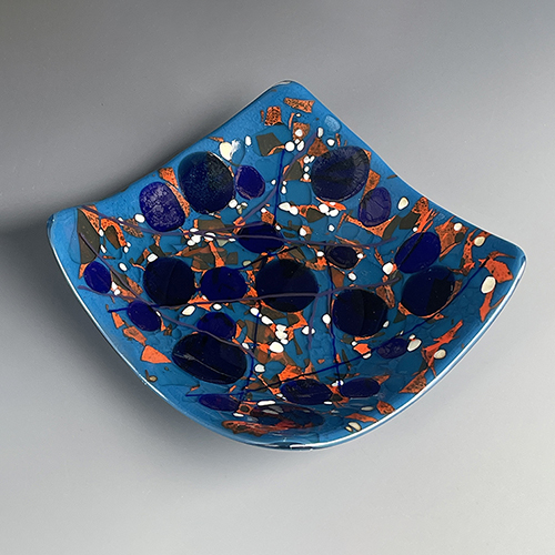 Fused glass sculpture by Mia DenBoer. Photo courtesy of Wendy Croskrey