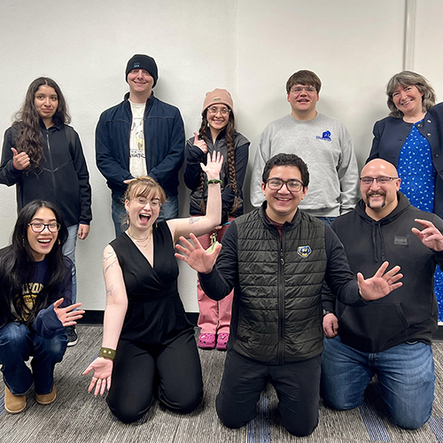 Photo of the UAF Pre-Law Club in 2023. UAF Photo courtesy of Carol Gray