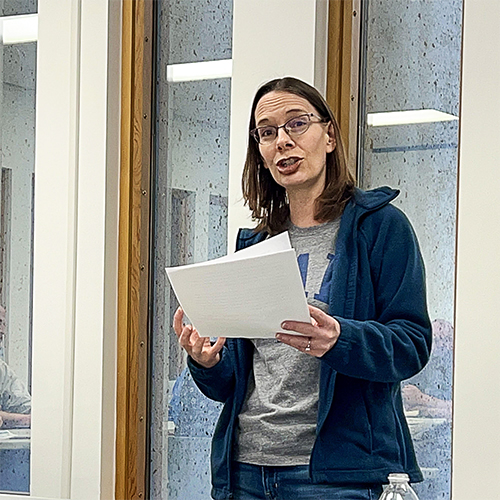 Mary Ludwig is the guest speaker at the UAF Women, Gender, and Sexuality Studies monthly meeting for March 2025 where she gave a talk called 