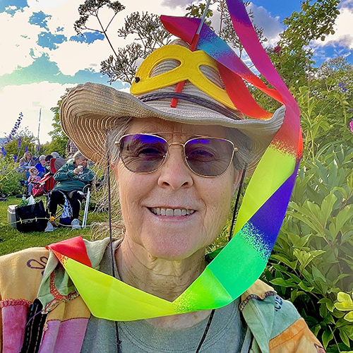 Kayt Sunwood at Music in the Gardens in the summer of 2024. Photo courtesy of Sunwood