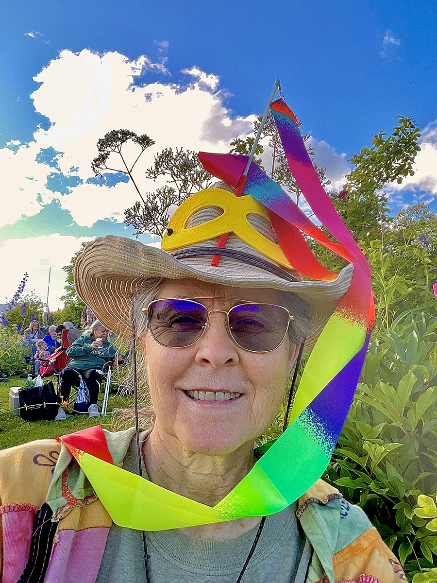 Kayt Sunwood attends Music in the Gardens in summer 2024. Photo courtesy of Sunwood.