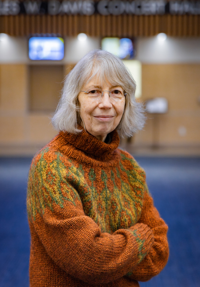 Catherine Madsen in the UAF Davis Concert Hall.