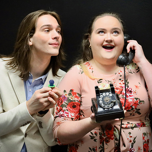 Clark Milstead as Ben and Elly Ditmore as Luci in 