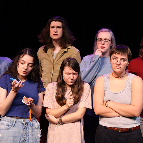 Partial cast of the 2025 Winter Shorts production of 