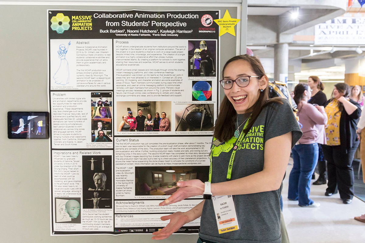 Naomi Hutchquist on URSA Research and Creative Activity Day 2019. 