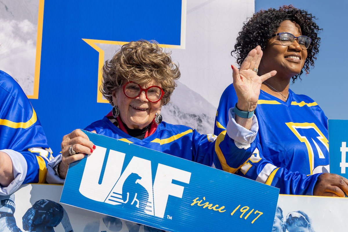 UAF participates in the 2025 Golden Days Parade Saturday, July 19, 2025. UAF Photo by Eric Engman