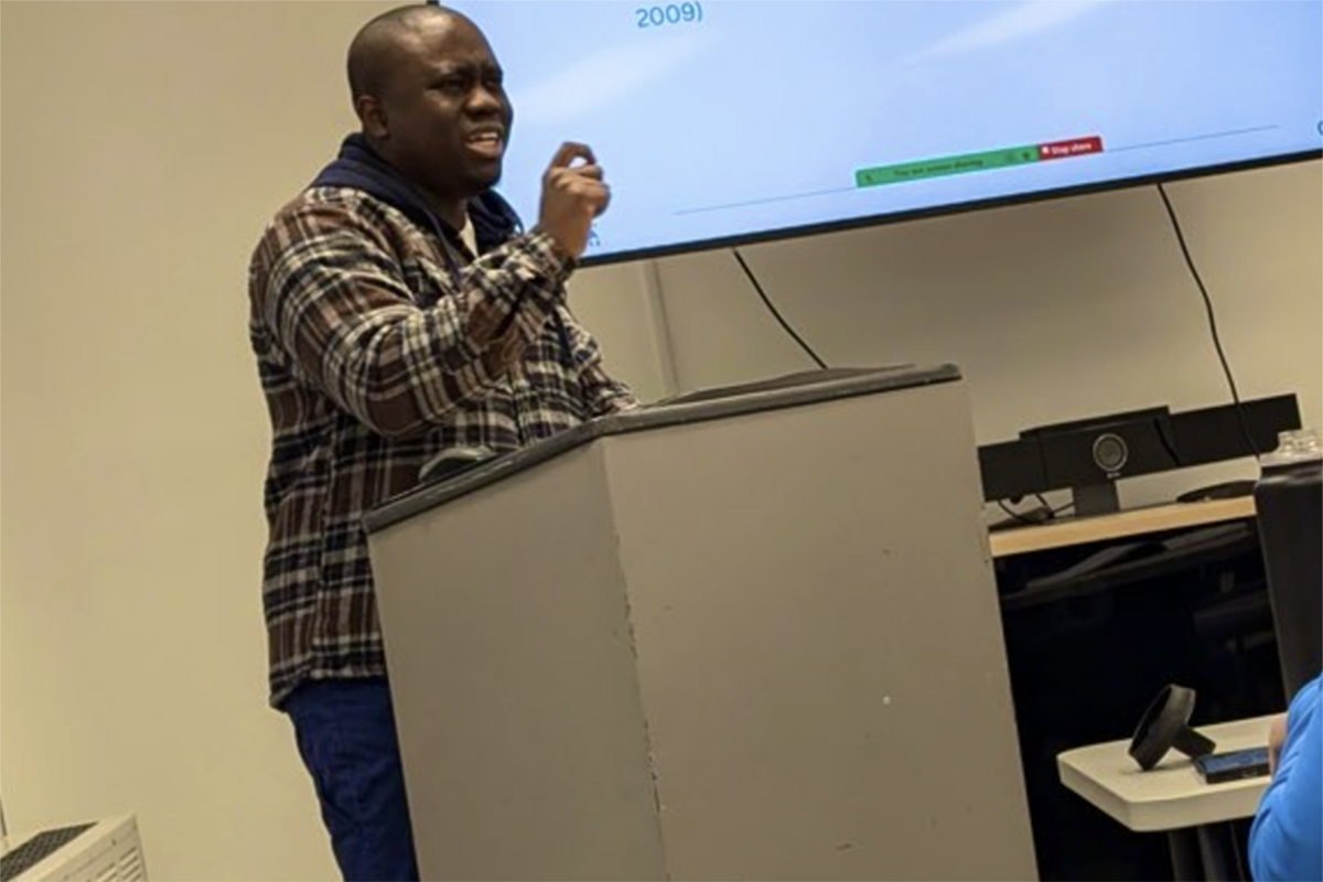 John Odudele. Photo courtesy of Odudele