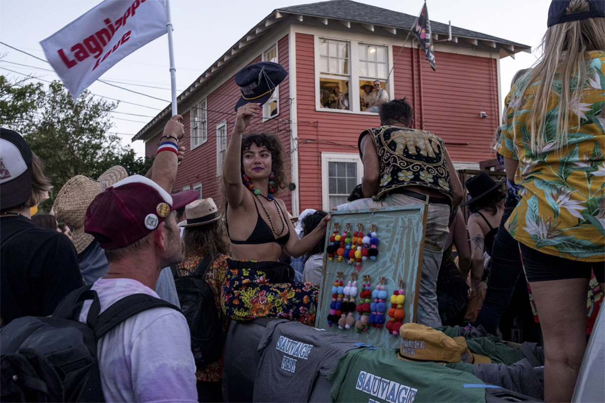 Half of the diptych "Lagniappe." Photo by Miles B. Jordan