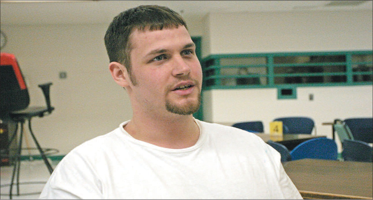 Chris Stone in a March 2006 photo taken at Monroe Correctional Complex in Washington state