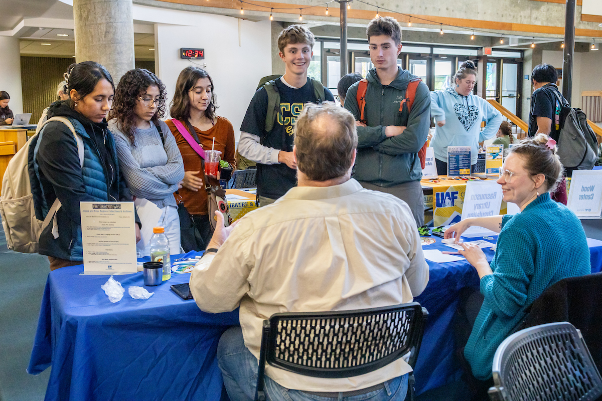 UAF Career Services hosts the Student Employee job Fair in the Wood Center on Thursday, September 5, 2024. UAF Photo by Marina Barbosa Santos