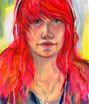 2015 portrait of August McCollough by Todd Sherman