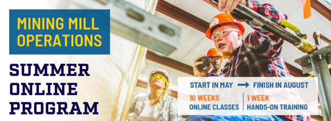 Mining Mill Operations Summer Online Program
