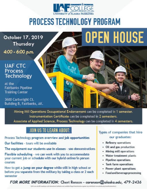 Process Technology open house graphic