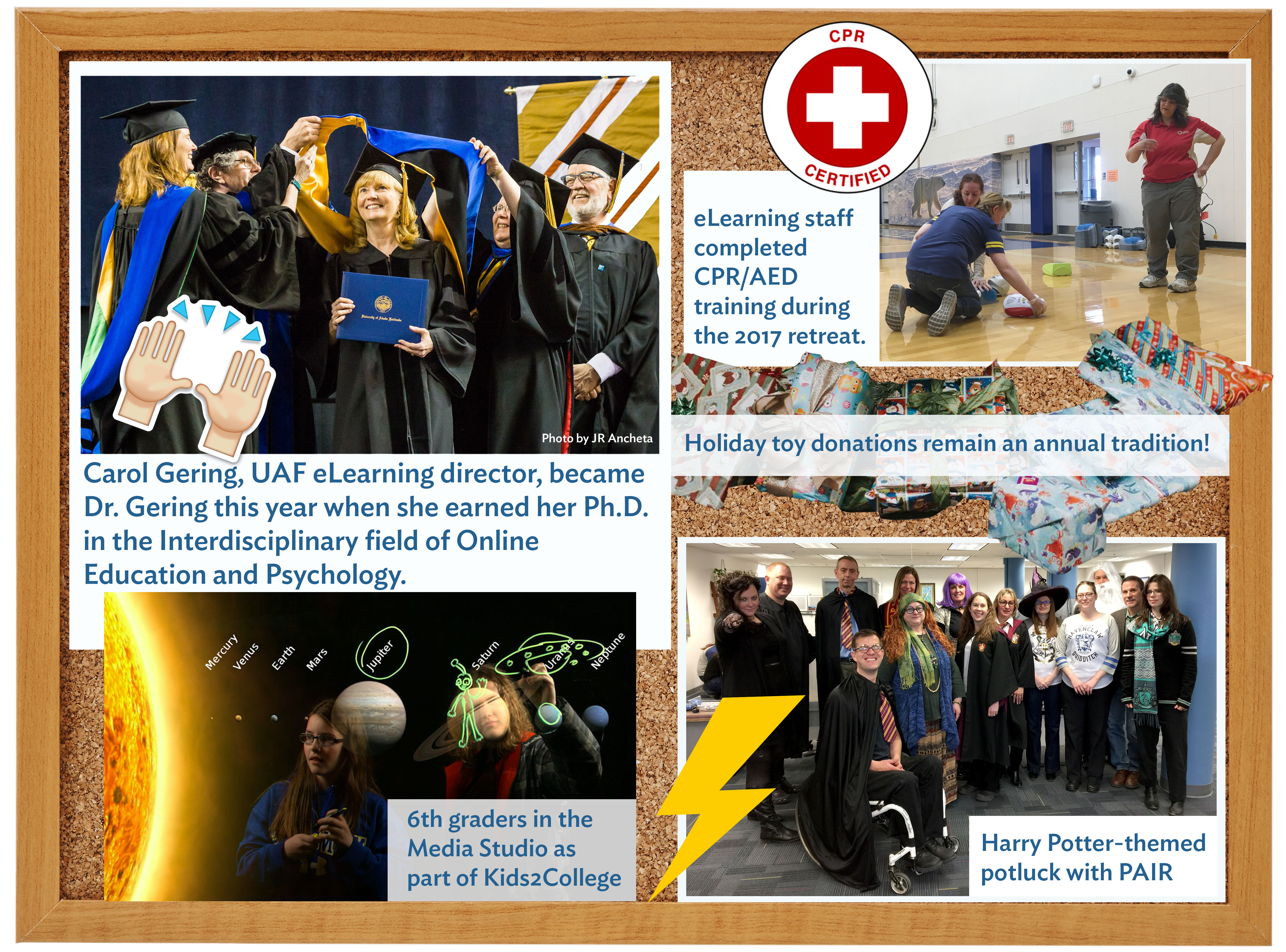 Staff collage