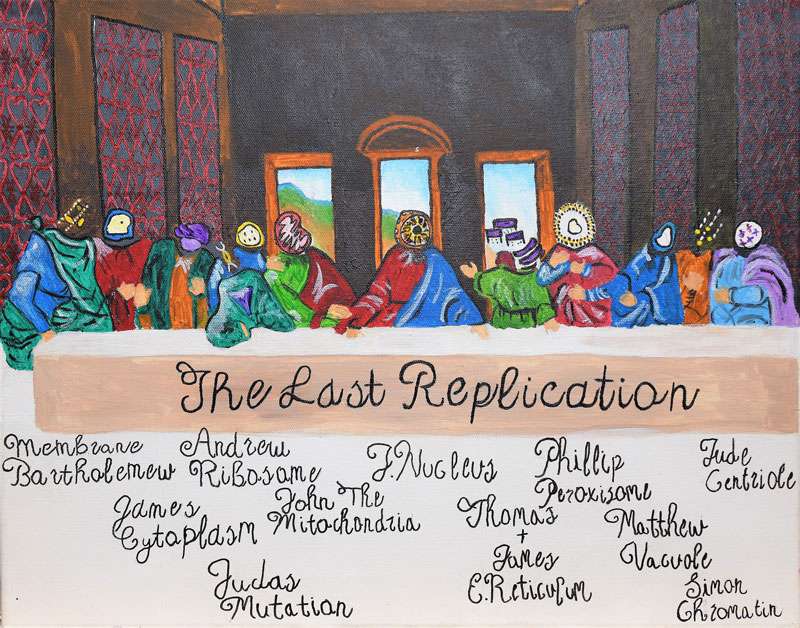 Painting by Ruby Leff