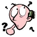 Cartoon graphic of questioning man