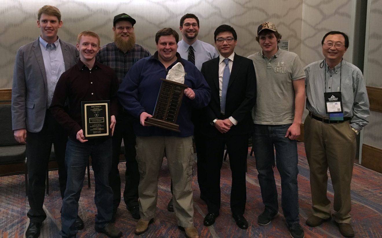 UAF engineering team wins mine design competition