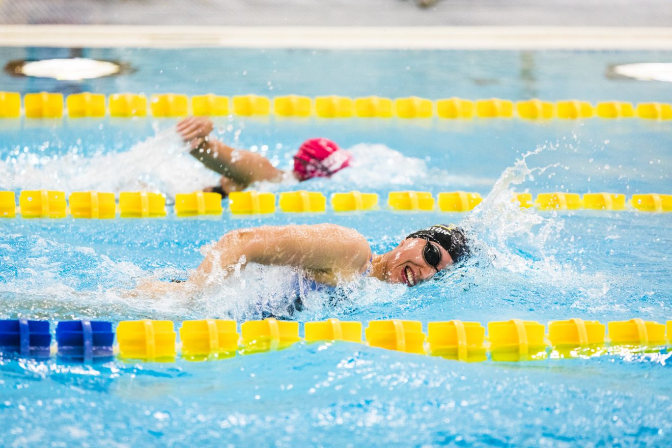 Happy Blue and Gold Friday! Wear your Nanook colors to see the Nanooks swim at 6 p.m. Nov. 16 and noon Nov. 17, and to cheer on hockey at 7 p.m. Nov. 16 and 17.