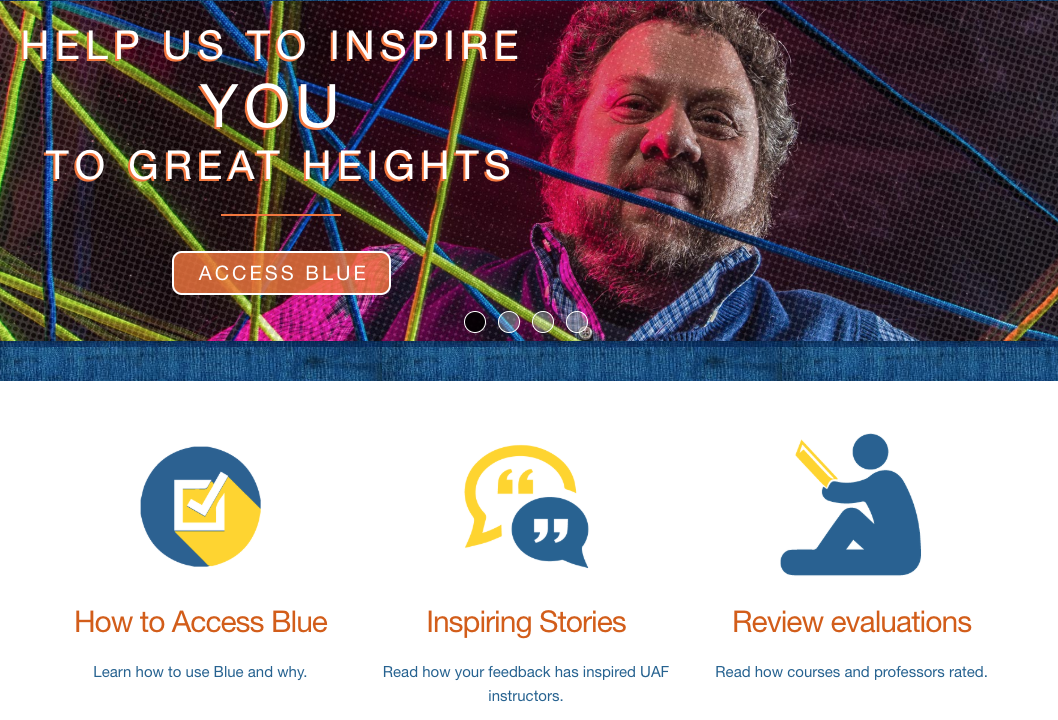 UAF website for course surveys.