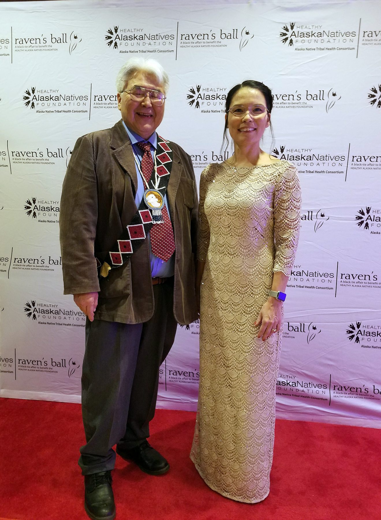 Wilson Justin and Sandra Kowalski at the Raven's Ball. Photo by Steven Becker.