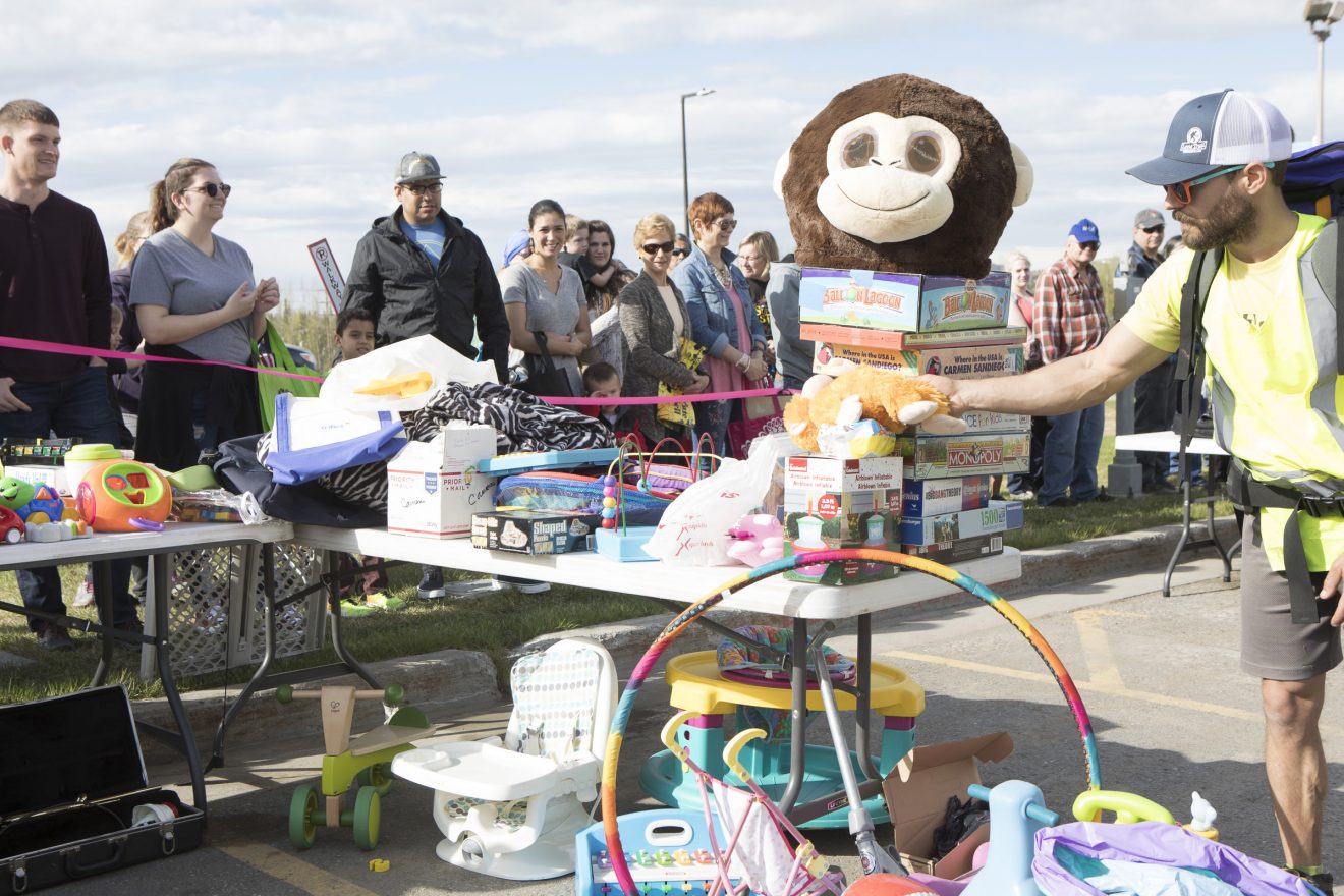 Shoppers wait for the opening of the Really Free Market in 2018. This year's "freecycling" event will be held on May 18. JR Ancheta photo