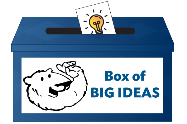 box of big ideas graphic