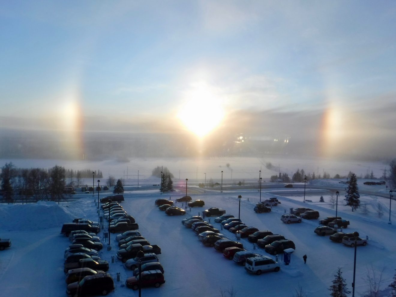 Sundogs, light pillars enliven the dog days