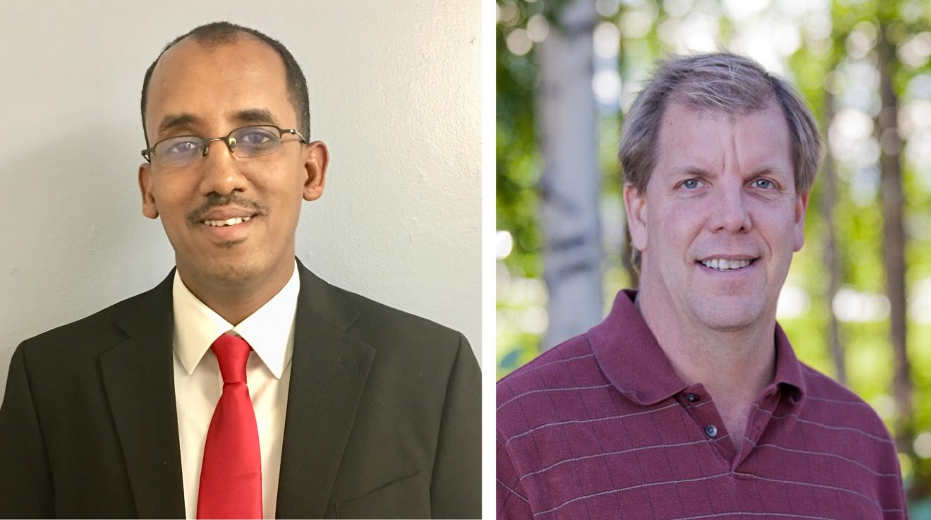 Head shots of Shishay Kidanu and Robert Herrick