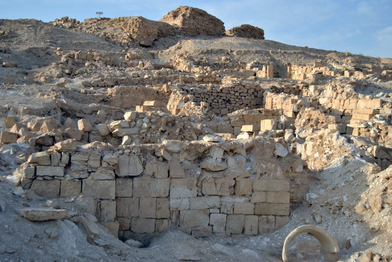 Photo by Don Butler. The village of Nessana as it stands today in the Negev Desert in Israel.