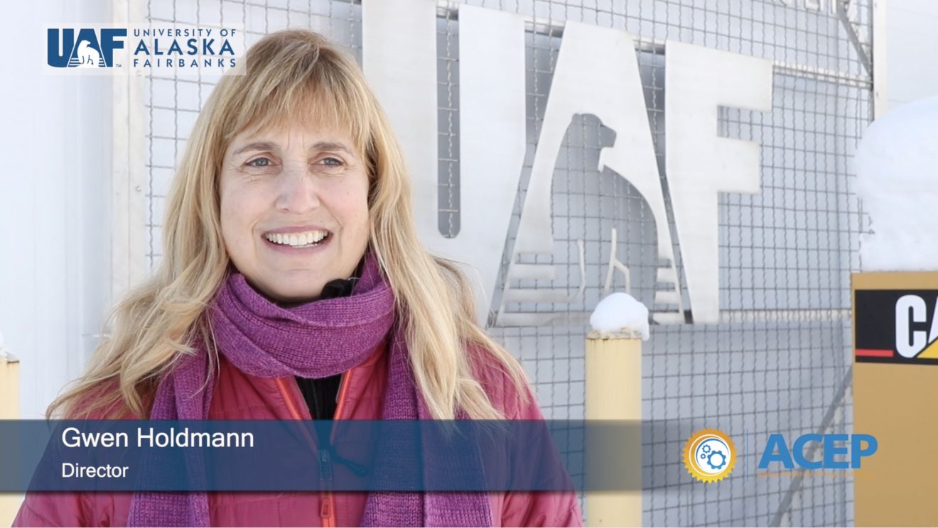 Screen shot of a woman smiling