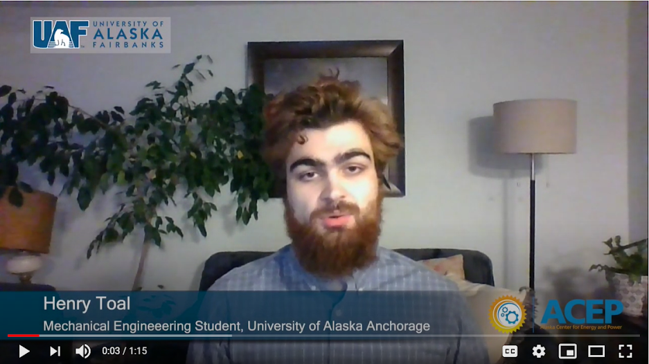 Screen shot of a man talking on a YouTube video