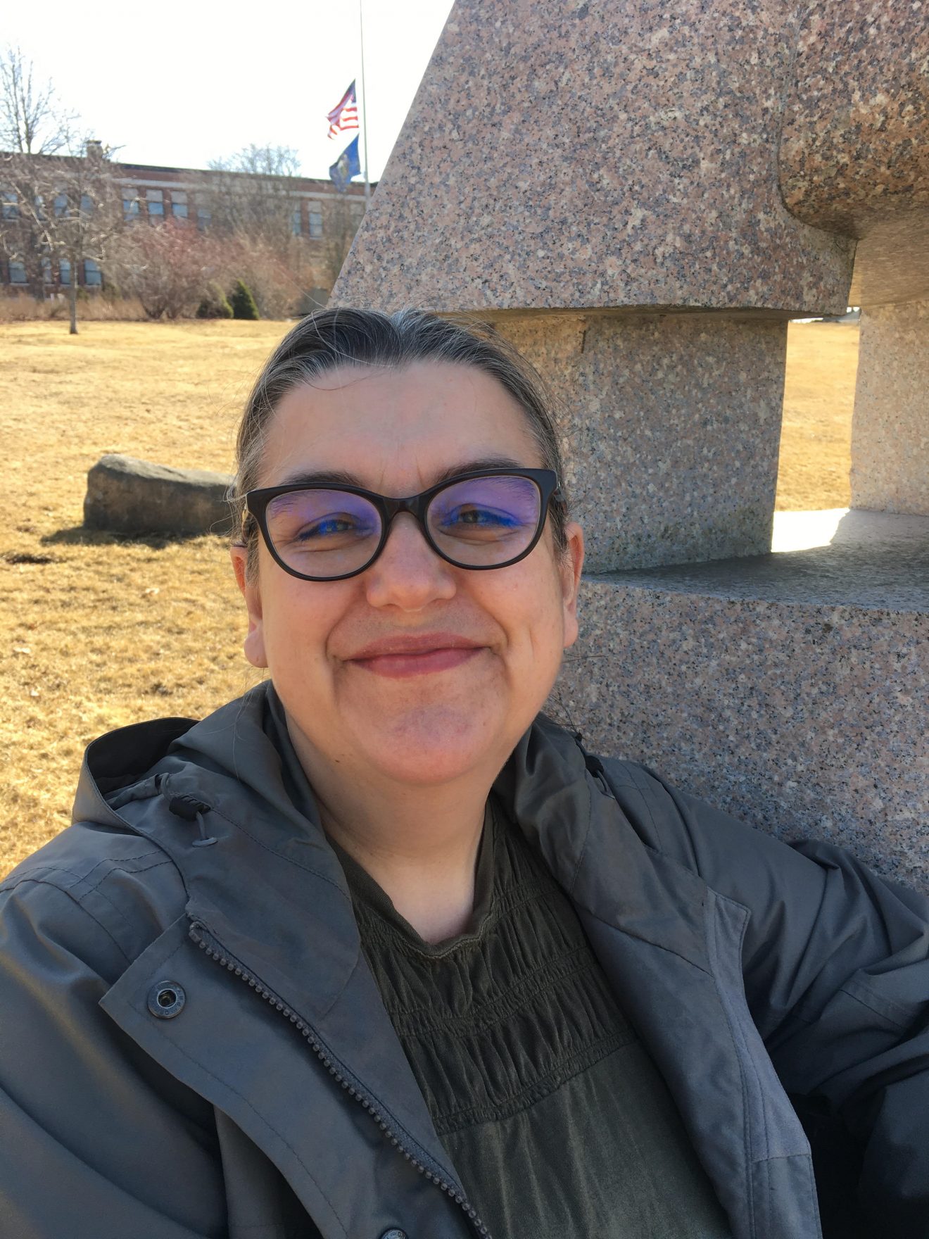 Photo of woman outside.