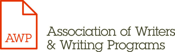 The logo for the Association of Writers and Writing programs. Basically, an orange box and some words.
