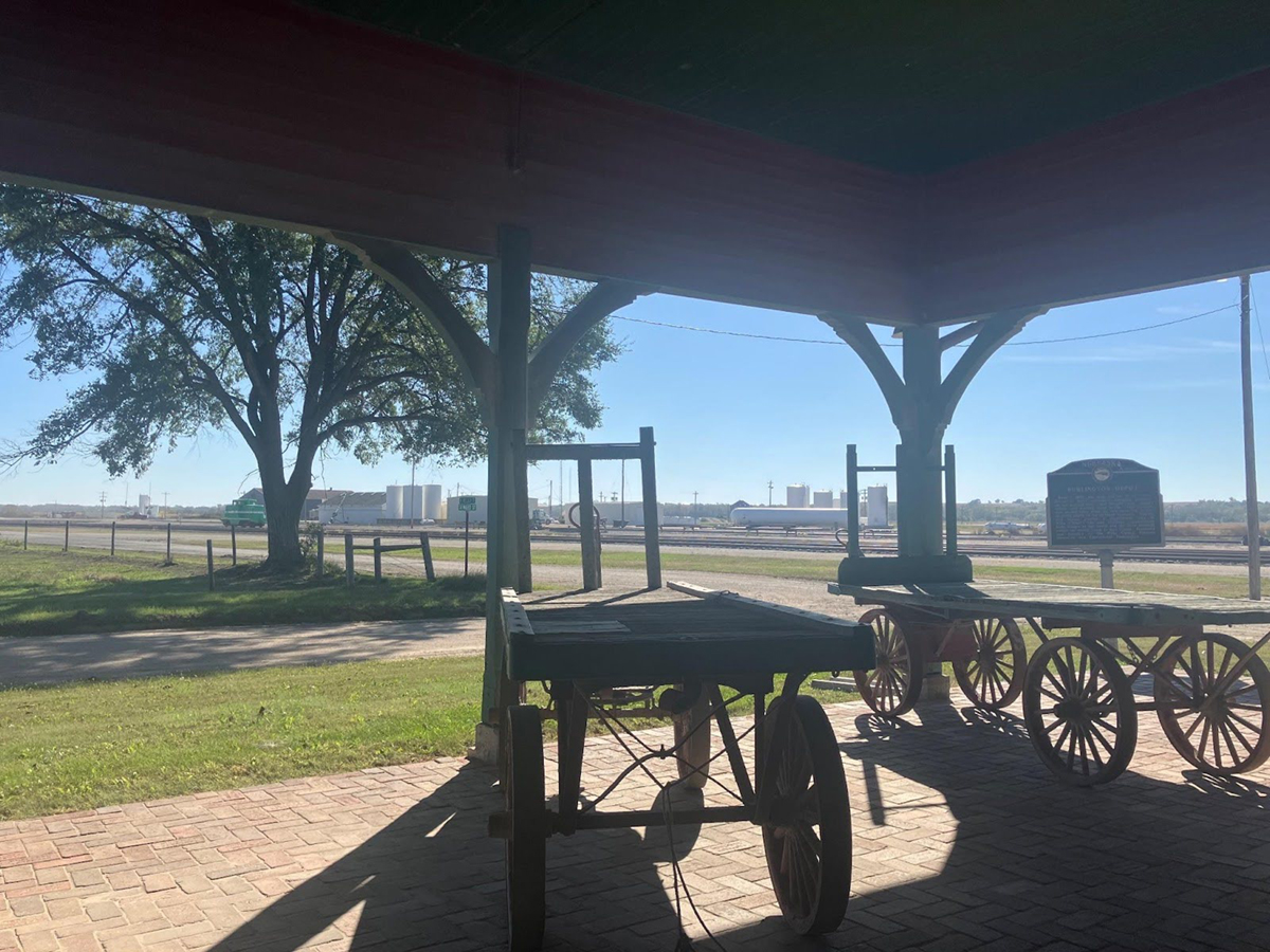 Train station Historic train station near the Willa Cather Center