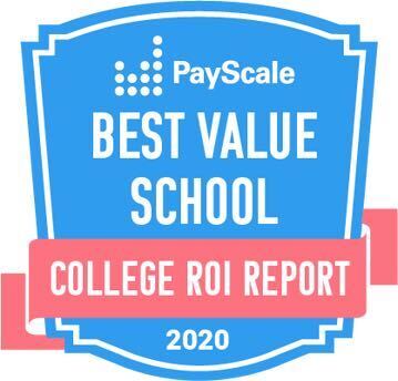 PayScale Best Value School badge