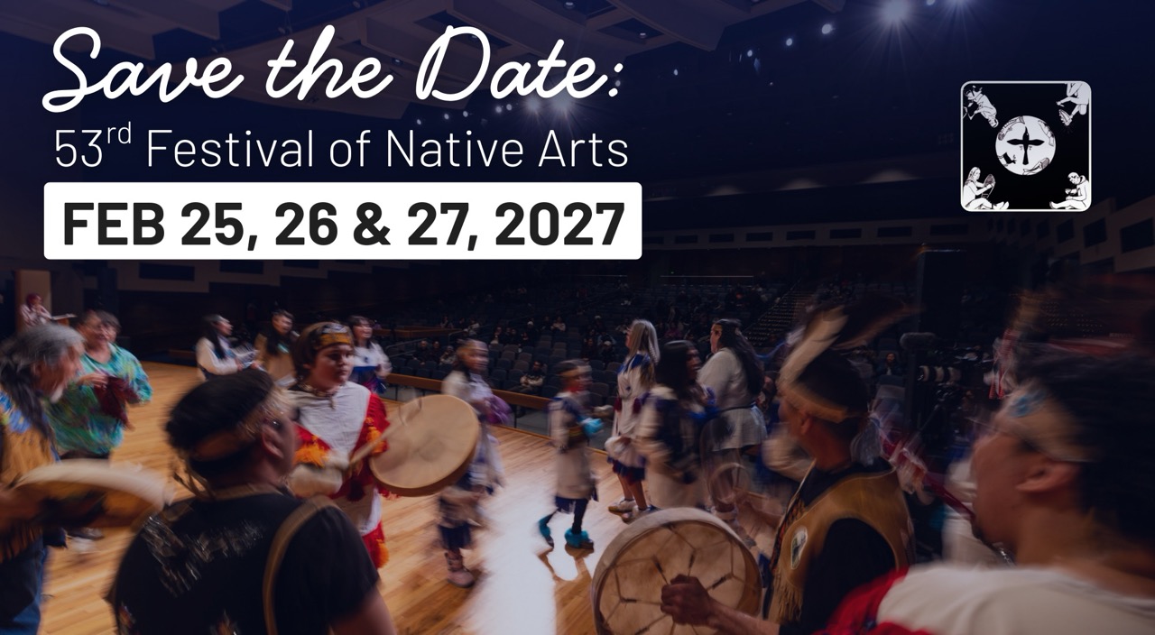 FNA header image stating the time and dates of festival during 2025