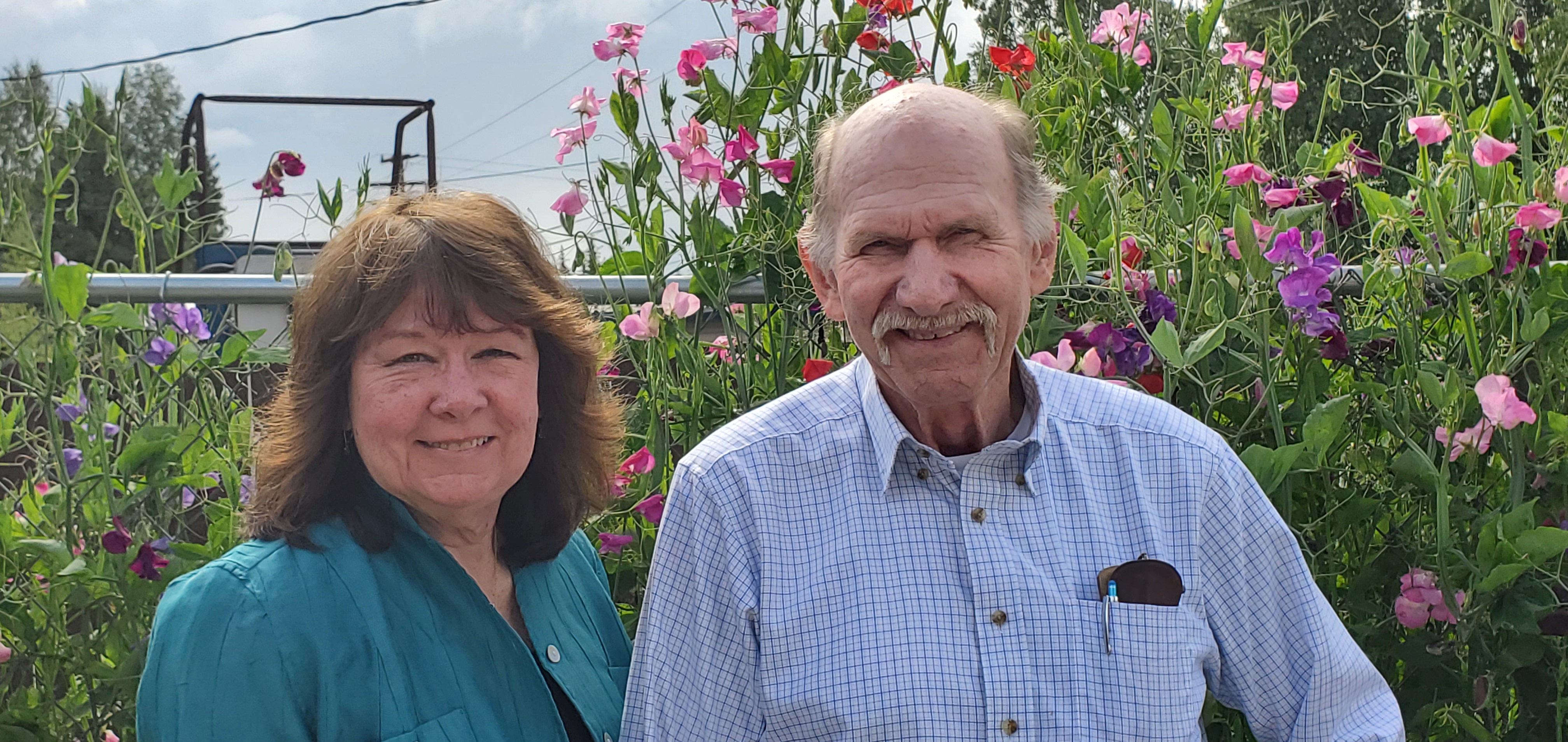 Marv and Becky Hassebroek, lead contributors to the project. Photo courtesy of Marv and Becky Hassebroek.