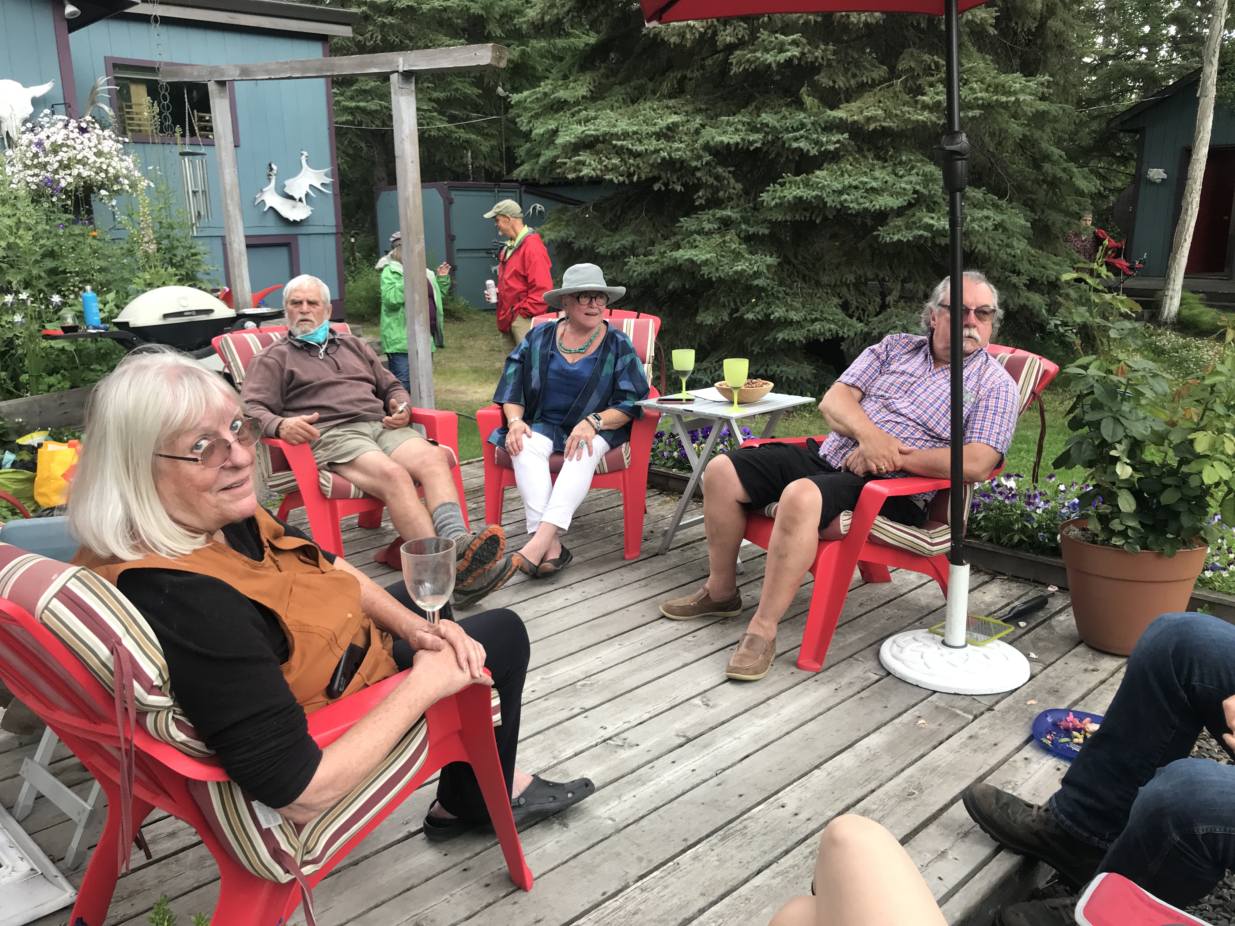 2022 Ruth Lister Scholarship Garden Party. See caption and credits below image for more information.