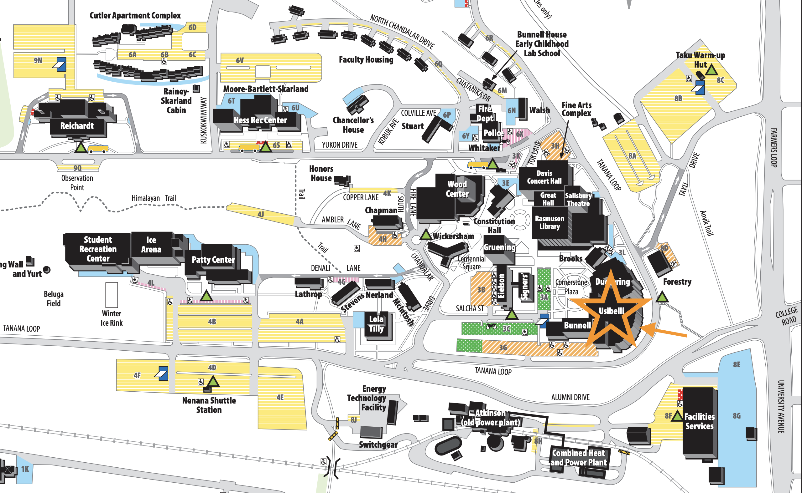 Map to New Graduate Student Orientation